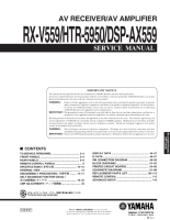 Yamaha HTR-5950 - Service Manual